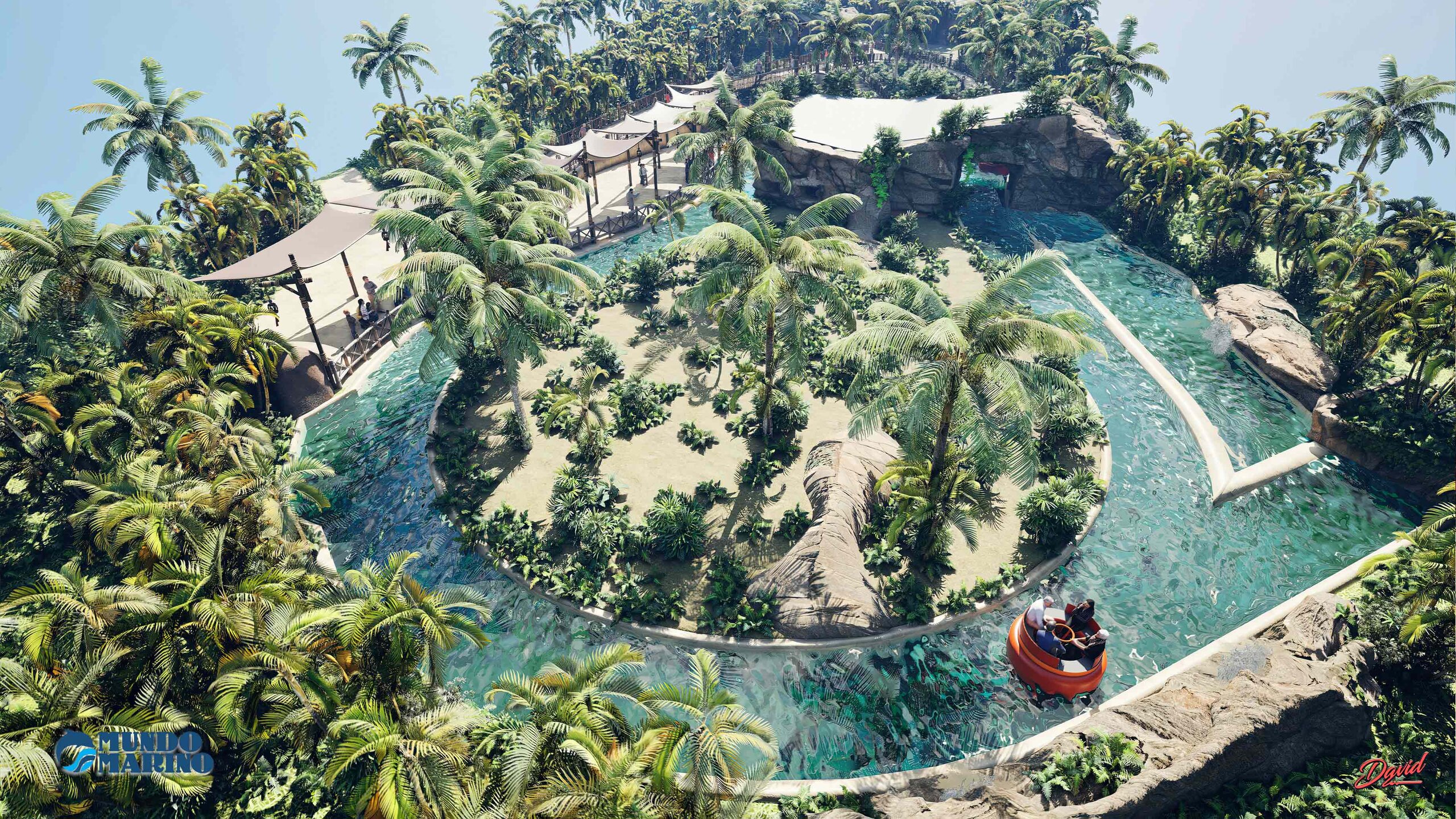RIO RAPIDO LEMURIA DESIGN OF THEME PARKS RAPID RIVERS 